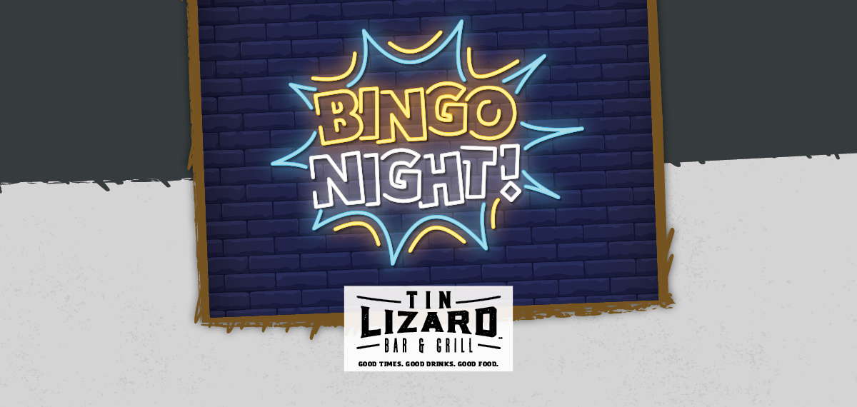 Tin Lizard Bingo Night